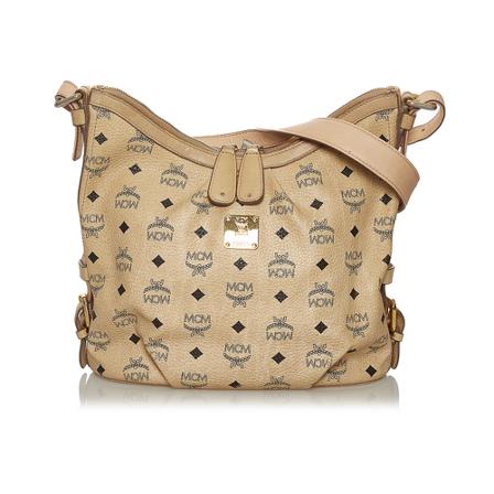 MCM Pre-owned Pre-owned Tass , Beige , Dames , Maat: ONE Size Vintage Tassen