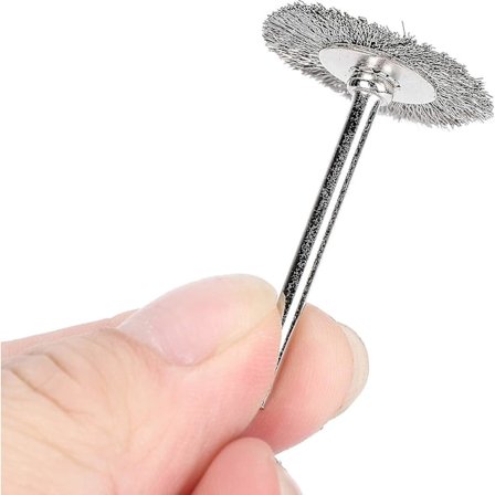 30-pack Trådborstset, Mässing Ståltrådspoleringshjul Komplett Kit För Dremel Rotationsverktyg (Rostfritt Ståltråd) Starlight