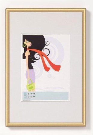 WALTHER New Lifestyle 10x15 Resin gold KV015G