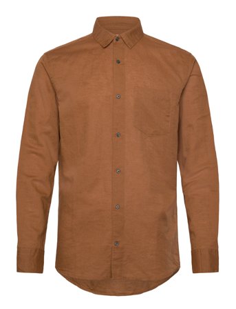 Calvin Klein | Linen Cotton Regular L/S Shirt | S