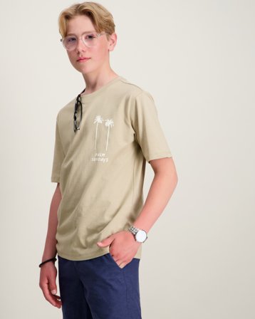 ONLY & SONS JUNIOR OSJMENES LOOSE SS O-NECK JRS Ruskea T-paidat Pojat - Kids Brand Store