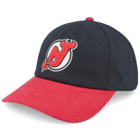 American Needle - NHL Schwarz adjustable Cap - New Jersey Devils Burnett Black/Red Manchester A-frame Adjustable @ Hatstore
