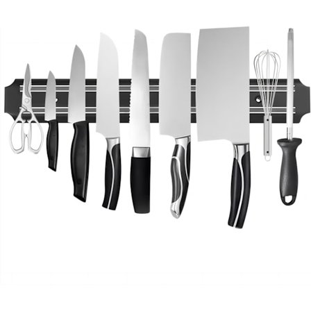 15" Magneettinen veitsiteline, magneettinen veitsiteline, veitsiteline, veitsitanko, keittiövälineteline, työkaluteline, monitoiminen magneettiteline 