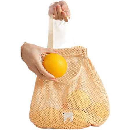 Ripustettava vihannesverkkokassi Ekologiset sipulit säilytyskassi Kaupan kassi Vihanneskassit Uudelleenkäytettävät