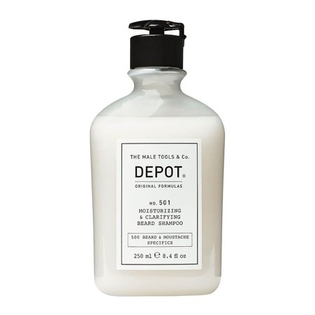 DEPOT Moisturizing & Clarifying Beard Shampoo No. 501 250 ml, Hår, Shampoo, Hårshampoo