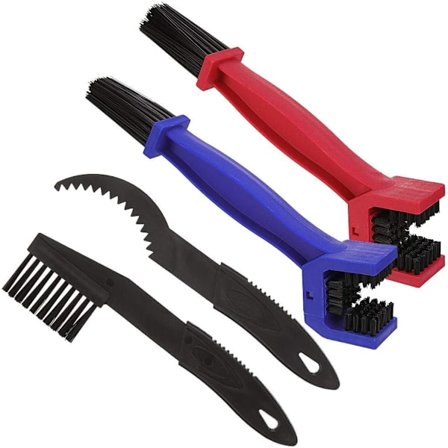 4 kappaletta moottoripyörän ketjun puhdistusharja polkupyörän maastopyörän huolto puhdistustyökalu vaihteen ketjun puhdistaja