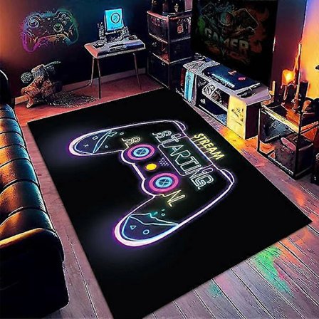 Gaming Måtte, Stor Skridsikker Spillemåtte til Soveværelse style1