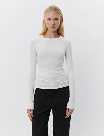 Sofie Schnoor Petriciasw T-Shirt Long Sleeve - White - XS