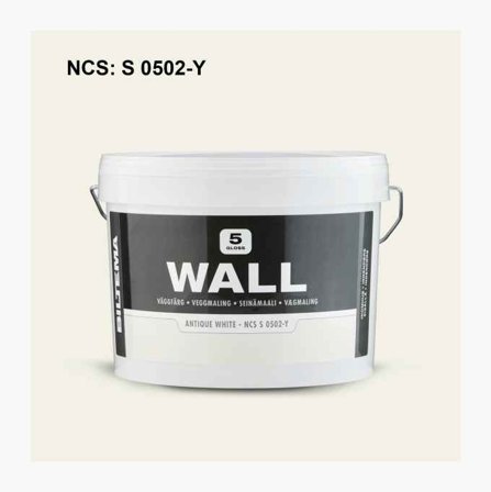 Biltema - Veggmaling WALL antikkhvit 3 liter