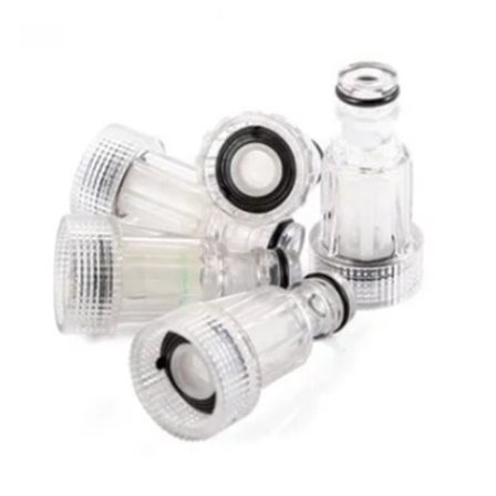 5-stegs vattenfilter för tvättmaskin 3/4 tum diameter, avtagbart, lätt att rengöra, anslutningsverktyg för tvättmaskin