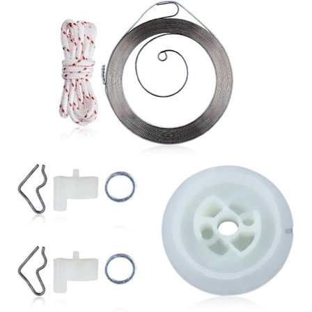 Rekylstarter trinse fjær tau klo sett for Stihl Fc55 Fs55 Fs45 Fs46 Fs38 Hl45 trimmer