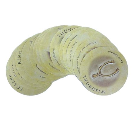 Tea Leaf Fortune Card Tarot Oracle Card Family Party Brädspel