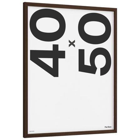 Wooden Frame Walnut Finish 40x50 cm