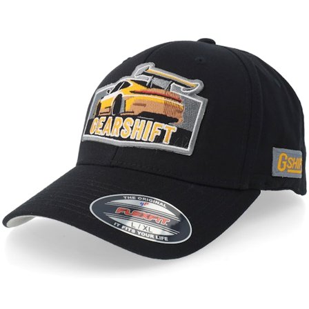 Gearshift - Negro flexfit Gorra - Gshift Super Dream Car Black Flexfit @ Hatstore