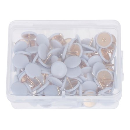 100 st Runda trycknålar Anslagstavla Karta Tummen Tacks Point Bulle