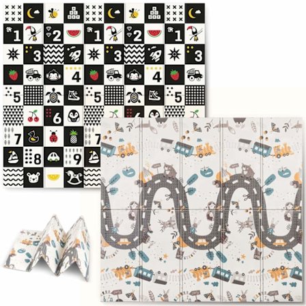 Sammenfoldelig legemåtte 200 x 180 x 1 cm - Nukido NK-340