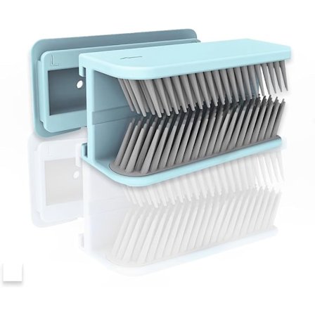 Hårfanger til brusebad - Silikone hårfanger - Vægmonteret hårfilter til brusebad - Selvklæbende hårfanger til badekar, badeværelses Ac