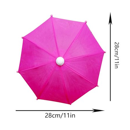 Kompakt Sykkelparaply med Trykk og Solskjerm for Mobiltelefon, Ideell for Budmenn