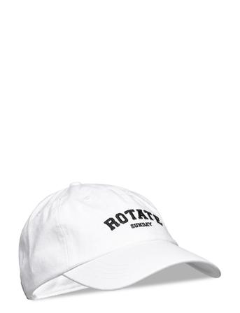 Cap Classic Logo Accessories Headwear Caps Hvit ROTATE Birger Christensen