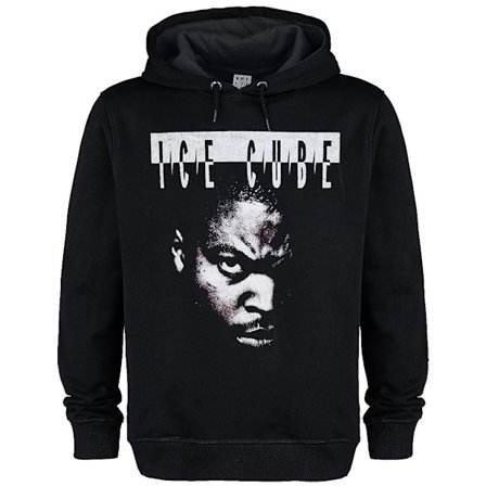Amplified Unisex Vuxen Intimidation Ice Cube Hoodie S Svart