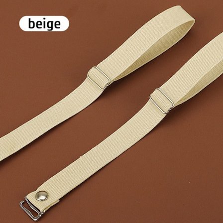 3 Par Elastiske skolisser Verneskobelte BEIGE