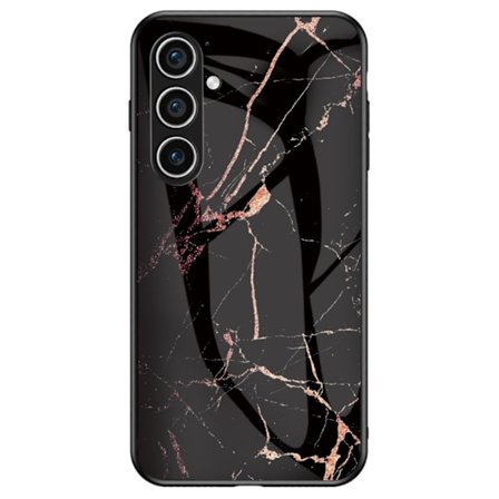 SKALO Samsung S25 Marmor Hærdet Glas TPU Cover - #4