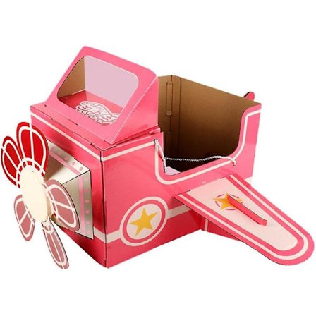 Bærbare papflyvemaskiner legetøj børn papflyvemaskine kostume bærbare flyvemaskine legetøj småbørn flyvemaskine kostume papfremstilling legetøj f