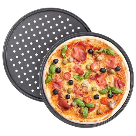 Set pizzapannu, 2 tarttumatonta hiiliterästä