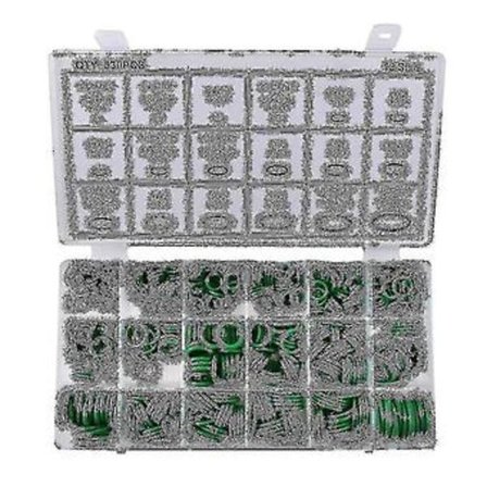 530 stk Bil R134a Bil O-ring Reparasjon Bil Klimaanlegg Reparasjon Gummipakningsbokssett