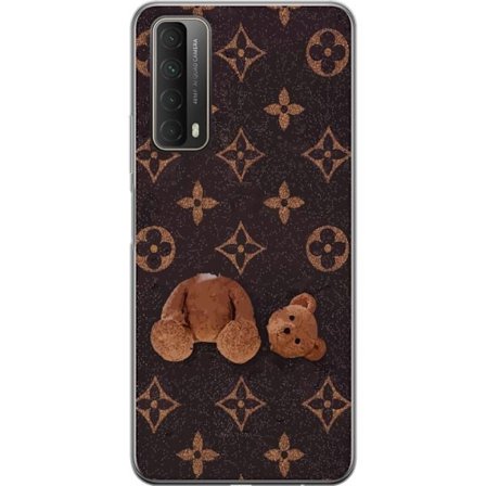 Yhteensopiva Puhelinkuori Huawei Huawei P smart 2021 Graafinen monogrammikuvio, jossa taiteellisesti muotoiltu nalle