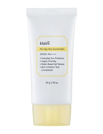 Klairs All-Day Airy Sunscreen - Nude - 50 ml