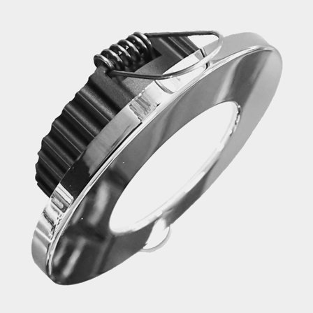 Luce da soffitto Casolux Rikke Downlight, esterna, plastica, cromata, LED, 10 - 32 V, 1.5 W, con luce bianca