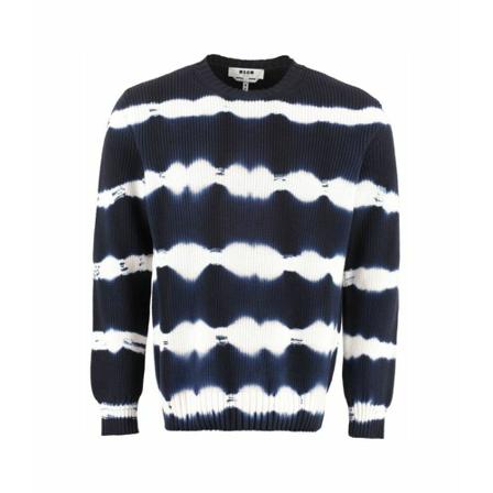 Msgm Jumper Blå, Herre Strik, Størrelse: ONE Size