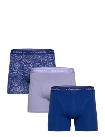 Cotton Stretch Boxer 3P Blue Björn Borg