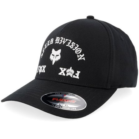 Fox - Svart flexfit Keps - Icon Black Flexfit @ Hatstore