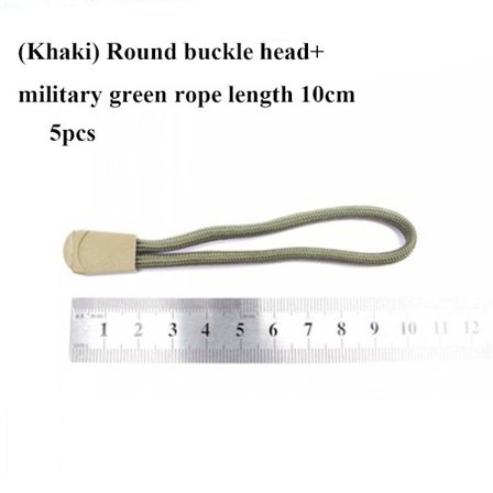 5 stk Tauhaleklemme Glidelåstrekk 10 10