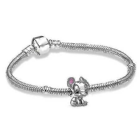 Pandora Silver Sterling Disney Lilo Stitch Berlock Armbandsberlock Argent [DB]