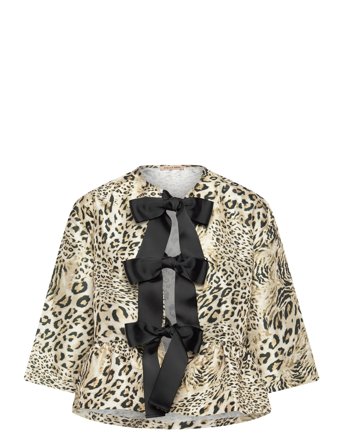 Stella Nova | Crispy Peplum Bow Blouse | 40