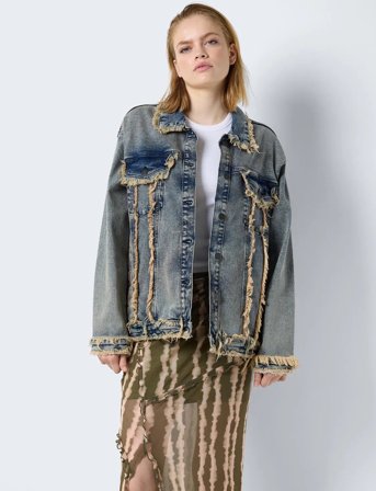 NOISY MAY Nmjenice L/S Jacket Acid Az392Mb Fwd - Blue - S