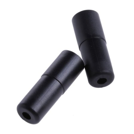 100 stk bremsekabeltrådhette svart hus hylse endehette 4/ 5mm for sykkel