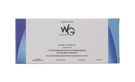 WiseGum Ease & Peace 10 stk, Helse & Madvarer, Ingredienser, Urter