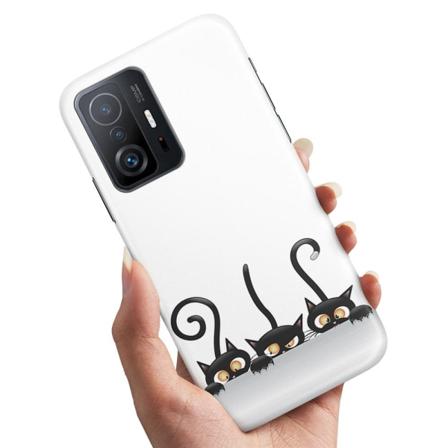 Xiaomi 11T/11T Pro 5G - Deksel/Mobildeksel Svarte Katter Multicolor