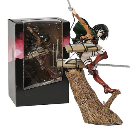 Attack On Titan Mikasa Levi Ackerman Renewal Package Ver. Keräilyfiguuri Malli Patsas
