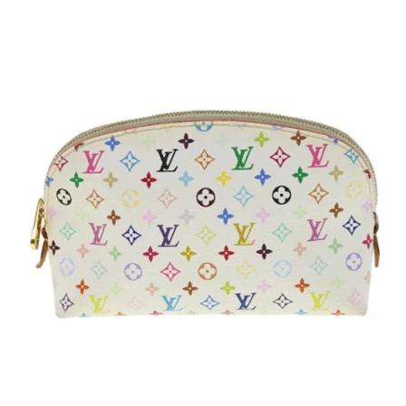 Louis Vuitton Vintage, Pre-owned Canvas pouches Wit, unisex, Maat:ONE Size
