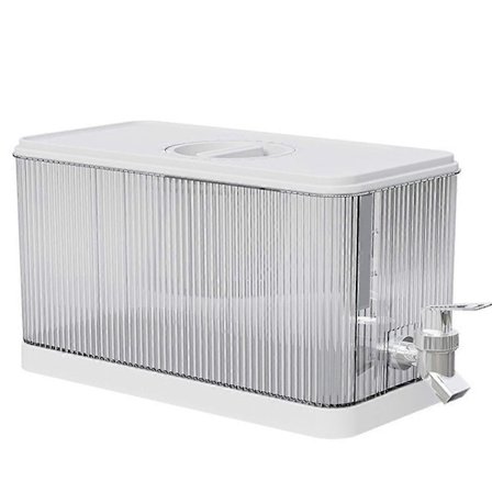 Dryckdispenser - 4,5 liters dryckdispenser med läckagesäker kran, dryckdispenser kylskåp dryckdispenser, vattenflaska med kran, lämplig (FMY)