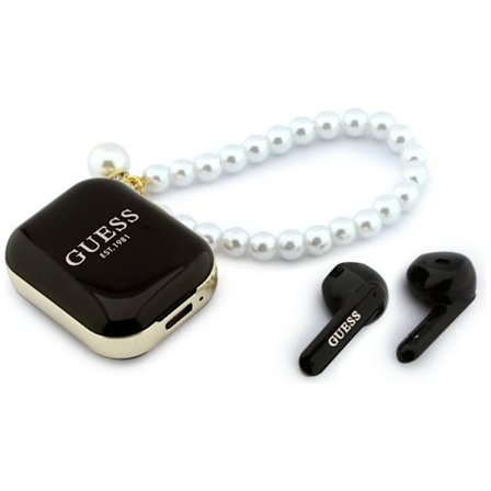 Guess TWS In-Ear Hörlurar Pearl Strap - Svart