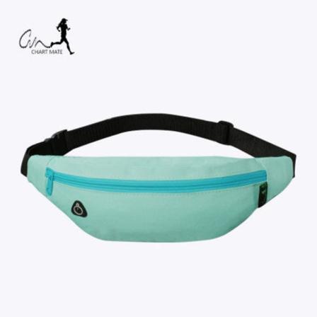Fanny Pack Løpebelte Midjeveske Organiserer Sport Fitness Fritid Lys Green-blue 7 inches