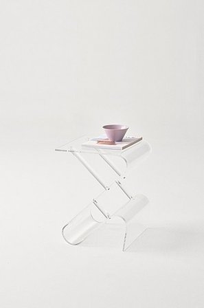 Jotex - Bijzettafel 41,5x40 Cm Plexiglas Plexiglas - CLERMONT - Koop Sidetables & bijzettafels bij Jotex