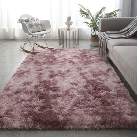 Badematte Sklisikre Absorberende dusj Badeteppe Teppe Gradient Tie-Dye Smoked powder 50*80cm