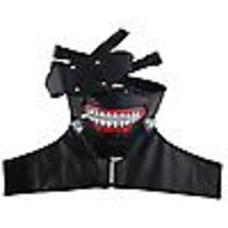 Ghoul Mask Dragkedja Gummi Mask Anime Cosplay Mask